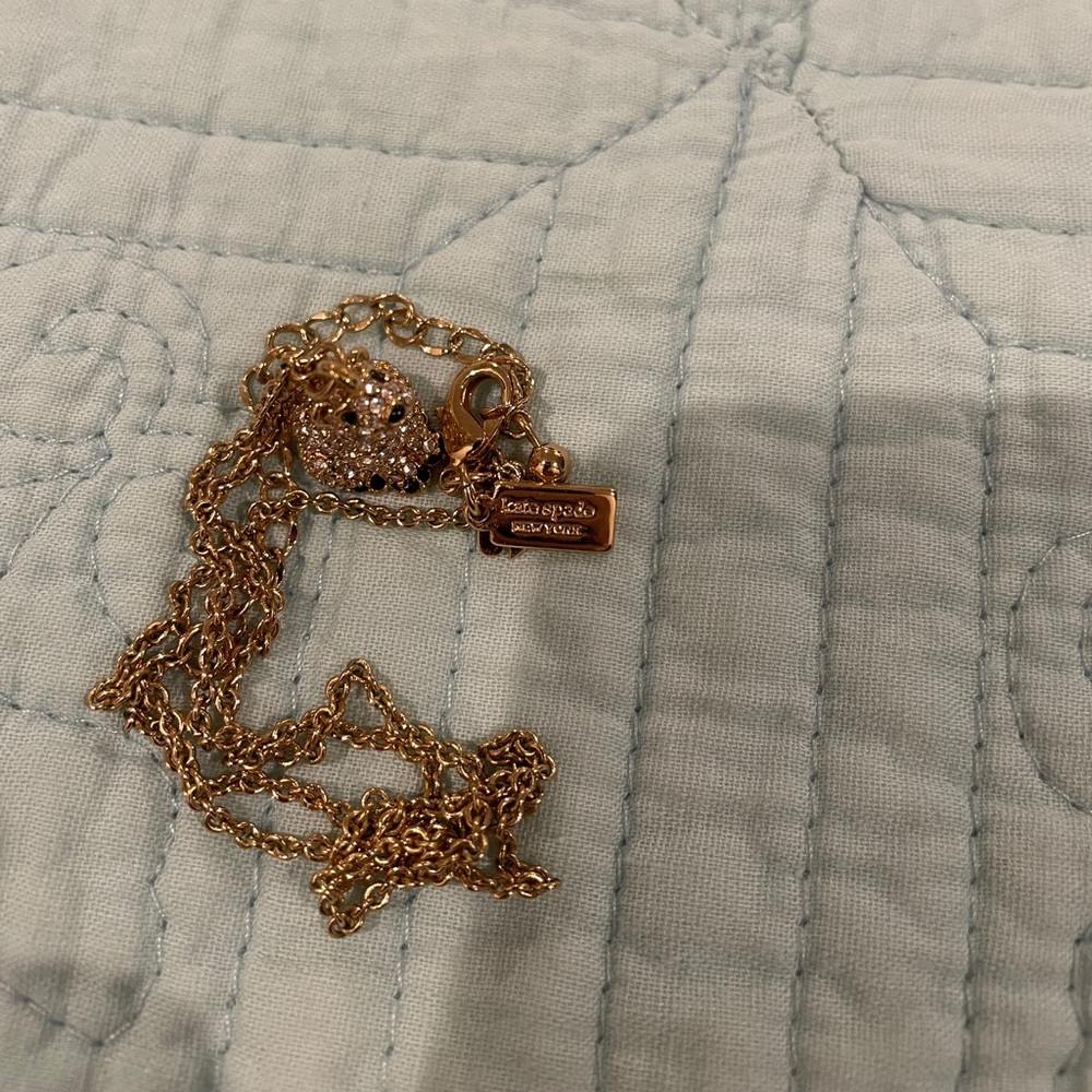Polar bear Kate spade necklace